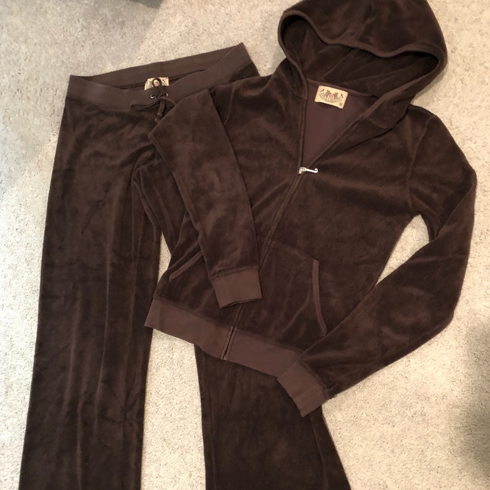 Juicy couture cotton terry track suit
